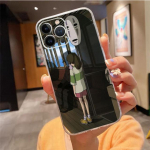 Telefoni&uuml;mbris Iphone 14 Pro Max 13 12 11 Pro Max Xs Xr X 12 13 Mini 7 8 14 Plus 7 8 Se Spirited Away Studio Ghibli No Face jaoks iPhone 13ProMax
