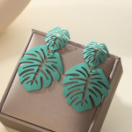 Mood Boho Chic K&otilde;rvar&otilde;ngad Naiste iseloomuga liialdatud lehtnaastud Trend Retro k&otilde;rvar&otilde;ngad roheline