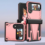 P&otilde;rutusvastase aluse hoidiku telefoni tarvikute &uuml;mbris Samsung Galaxy Z Flip 4 5g Flip4 libisemiskindla kokkuklapitava kaane jaoks for Galaxy Z Flip 4 must