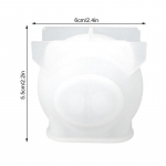 Silikoonk&uuml;&uuml;nlavorm &ndash; 3D notsu seebi valmistamine toidukvaliteediga meisterdamine kookide kaunistamiseks 1PCS