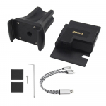 Mootorrattatelefoni navigeerimisklamber USB-laadimiskinnitusega telefonihoidiku aluse vahetus K1600B jaoks must