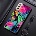 Samsung Galaxy S21 S20 S10 S9 S8 Plus Ultra 5g S10lite S10e S7edge S20 S21 Fe kaane&uuml;mbris Vintage banaanilehe lill For Samsung S8 Plus