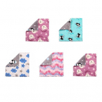 Cleaning Rag Durable Cartoon Pattern Easy to Clean Printed Coral Fleece Soft Kitchen Towels Household Supplies