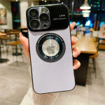 Luksuslik uus sileda nahamustriga &otilde;&otilde;nes telefoni&uuml;mbris objektiivi kilega, mis sobib iPhone 14 13 12 11 Pro Max k&otilde;ikeh&otilde;lmava kukkumisvastase &uuml;mbrisega iPhone 14 Pro Max valge