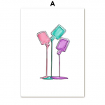 K&uuml;&uuml;nesalong Mood Meik Seinakunst L&otilde;uendimaal P&otilde;hjamaade plakatid ja tr&uuml;kised Seinapildid elutoa sisekujunduseks Ilma raamita 21*30cm