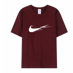 Suvine Meeste T-s&auml;rk Kvaliteetne Puuvillane L&uuml;hikeste varrukatega T-s&auml;rk Naiste T-s&auml;rk Mood Spordis&auml;rk Casual Jogging Top 2XL pruun