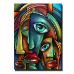 Teemantmaaling Abstraktsed v&auml;rvilised silmad n&auml;o ristpistes mosaiik t&auml;isnurkne/&uuml;mmargune isetehtud teemanttikandid kivikivi Full Round 20x30CM