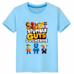 Stumble Guys T-s&auml;rgid Harajuku M&auml;ngud L&uuml;hikeste varrukatega Topid Casual y2k t&uuml;drukute riided poiste riided &uuml;hes t&uuml;kis t-s&auml;rk laste poiss 10 aastat Anime T-s&auml;rk 130