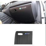 Spetsiaalne Volvo xc60 xc40 s60 s90 v90 v60 xc90 teise piloodi panipaiga kasti jalatald, nahksisu auto kleebis xc60 2018-2022 black