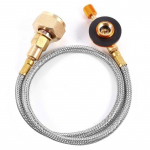 Vene v&auml;lik&auml;mpingu gaasipliit propaani t&auml;iteadapter paagi siduri adapter gaasi laadimise tarvikud Metal Tube