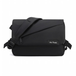 New Fashion meeste lihtne Crossbody kott Mood &uuml;he &otilde;lakott meeste suure mahutavusega veekindel messenger kott &auml;rikohver must