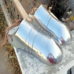 Keskaegne Knight Armor Sabaton, suurep&auml;rane fantaasiakomplekt Cosplay SCA-le, LARP-ile, t&auml;isfunktsionaalne Sabaton Leg Armour kinkeese