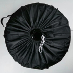 2 suurust Universaalne 210D Oxfordi riidest automaasturi rehvikatte &uuml;mbris must tagavararehv rattakott Rehvi tagavara hoiukate S-65x37cm black