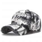 Graffiti pesapallim&uuml;ts meestele naistele &otilde;ues v&auml;rvitud p&auml;ikesevarjum&uuml;ts Naiste meeste spordivisiirid Street Trend p&auml;ikesem&uuml;ts 55-60cm must