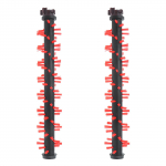 2 tk vastupidava alaga vaibaharja rull, mis sobib Bissell Crosswave 1934 tolmuimejaga