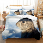 3D K&uuml;&uuml;liku voodipesukomplekt Armas loomade tekikate padjap&uuml;&uuml;r 2/3 t&uuml;kki AU180 * 210 t&auml;issuuruses kiiresti kuivav pehme kodutekstiil Baby 100x135cm
