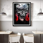 5D DIY teemantmaali hirmu ristpistes komplekt Mosaiik Teemanttikandid Roos T&auml;is&uuml;mmargune/ruudukujuline puur Kodukaunistus Round 30x40cm