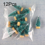 12 tk V&auml;ike Snow Frost m&auml;nnist lauaplaat Mini j&otilde;ulupuu Sisal Decor Kaunis kingitus 4.5cm