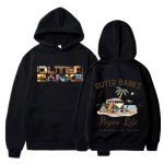 Ameerika telesari Outer Banks 3 kapuuts Harajuku Esteetiline Pogue Life Graafilised kapuutsid John B JJ Maybank kapuutsiga dressipluus Unisex XL