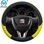 100% DERMAY br&auml;ndi PU nahast auto roolikate Seat Altea XL/Freetrack Altea Prototipo Auto jaoks must