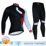 2023. aasta talvine soe fliisist kampsun komplekt Mountian Racing Cycling Jersey Mountaini rattas&auml;rk Ropa Ciclismo k&uuml;lmakindel XS