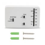 Haagismaja termostaat, haagismaja analoogtermostaat, k&uuml;tte jahutus asendus Dometic haagismajade jaoks 3106995.032 valge