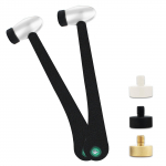 Multifunktsionaalne ehtehaamer 4 vahetatava peaga &ndash; messing, teras/&uuml;mmargune, teras/lapik, plast