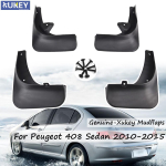 Peugeot 408 sedaani porilappide pritsmekaitsete porilappide jaoks 2010-2015 porikaitse porilaud 2011 2012 2013 2014 eesmine tagumine auto pori black