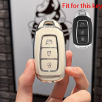 3 nupuga auto v&otilde;tme&uuml;mbrise kate Hyundai I10 I20 Ix25 I30 Ix35 Accent ELANTRA PALISADE ENCINO Solaris Kia Soul Veloster TUCSON SONATA 8 tarvikud Key Case valge
