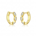 ANDYWEN 1 paar 100% 925 h&otilde;bedast kullast 9 mm klambrid Rock Punk augustamine k&otilde;rvar&otilde;ngaklambrid 2023. aasta peened ehted M