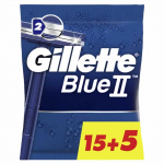 Gillette Blue II 15+5 &uuml;hikut