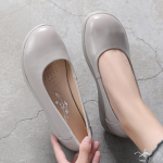 Valged ehtsast nahast naiste hingavad suvekingad Naiste lamedad libisemisp&uuml;ksid &uuml;mmargused varbad pehmed lamedad vabaajakingad 41 hall