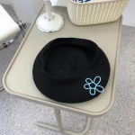 Vintage Jaapani kootud lilledega bareti m&uuml;ts naistele s&uuml;gistalvine piim siidist hingav maalikunstnik k&otilde;rvitsa m&uuml;tsid kuppel Beanie cap ins stiilis 56-58cm roheline