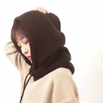 Balaclava Skullies M&uuml;tsid Naiste Pullover Kootud M&uuml;ts S&uuml;gis Talvine Kaelus Sall Nokam&uuml;tsid M&uuml;tsid Naiste M&uuml;ts Unisex Kapott 56-58cm tumesinine v&auml;rv