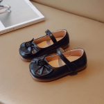 T&uuml;drukute nahast kingad kevad-s&uuml;gis uued laste vibuprintsessikingad Korea stiilis beebide pehme tallaga kingad 21 must