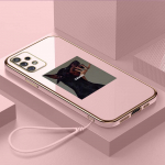 Luksuslik kaetud TPU-telefoni &uuml;mbris koos kaelapaelaga Samsung Galaxy A04 05s A13 A14 A24 A54 A34 Note20 S23 Ultra &uuml;mbristele A14 armas Dobermani pin&scaron;eri &uuml;mbris Samsung Galaxy A01