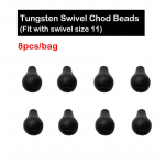 8 tk karpkalap&uuml;&uuml;gi tarvikud, umbes 0,42 g volframist, p&ouml;&ouml;rlevad kootud helmed, konksu t&otilde;ukuri rigi otsatarvete vahetusjala juukseriistade jaoks