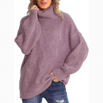 Moodne Turtleneck Pullover Naiste kampsunid S&uuml;gistalvine avar silmkoeline kampsun Naiste vabaaja pikkade varrukatega soliidsed kudumid Topid 30301 S must