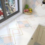 V&auml;rske puhas k&ouml;&ouml;gitapeet ja seinakleebised Isekleepuv vin&uuml;&uuml;lseinapaber veekindel &otilde;likindel seinakleebis kandiline plaat, anime, p&auml;evalill, loom