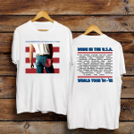 Bruce Springsteen s&uuml;ndis USA-s maailmaturnee '84 '85 k&uuml;ljega unisex T-s&auml;rk S