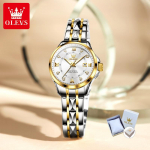 Uus parimad naiste k&auml;ekellad, moodne stereokell, &uuml;he kalendriga kvartskell Veekindel veekindel valge