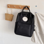 2023. aasta uus moodne &uuml;hev&auml;rviline, lihtne, suure mahutavusega, kerge laste koolikott, mitmes stiilis seljakott Small must