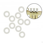 M&uuml;tsi vildist seib &ndash; komplekti trompeti/korneti/trombooni tarvik valge