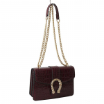 Retro kivimustriline l&auml;&auml;ne stiilis v&auml;ike kandiline kott uus kett tekstuur Crossbody kott &uuml;he &otilde;laga naiste kott Trendikas one size punane