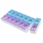 Kaasaskantav 14 Slot Weekly Organizer Case Box Hoidja jaotur , ja