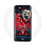 iPhone 11 vormel 1 &uuml;mbris, punane Sebastian vettel