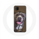 Xiaomi Redmi 9C &uuml;mbris Pitbull Dog valge hall
