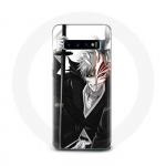 &Uuml;mbris Samsung Galaxy S10 Plus Bleach manga ichigo kurosaki m&otilde;&otilde;ga jaoks
