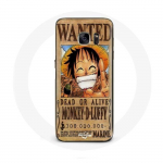 &Uuml;mbris Samsung Galaxy S6 One Piece Manga Luffy otsinguplakatile