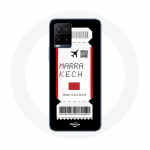 Coque pour Vivo Y21s 2021 / Y21 2021 Billet d'avion Marrakech Maroc